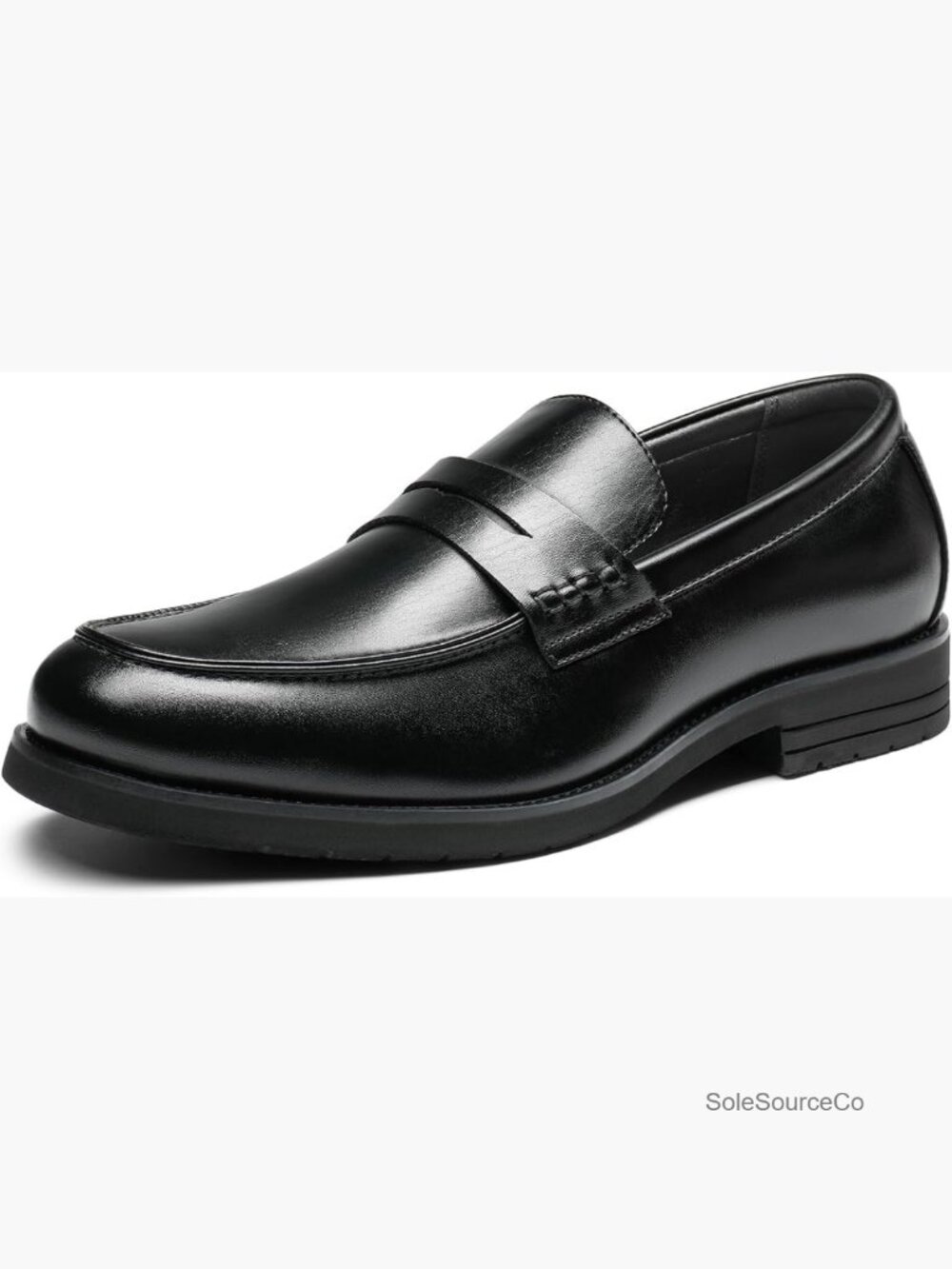 Men's Dress Penny Loafers Slip-On Business Formal Shoes Memory Foam Vegan